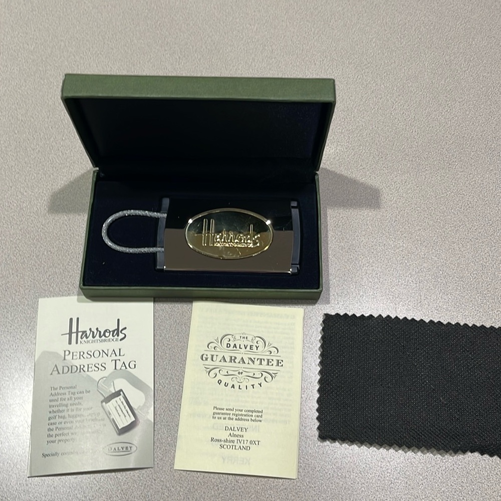Dalvey Luggage Tag for Harrods